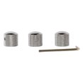 thumbnail image 1 of 3PCS Guitar Dual Stacked Knobs Dome Volume Tone Control Knobs Metal Knob Replacement For Electric Guitar Bass, 1 of 8