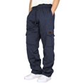 thumbnail image 2 of Men‘S Casual Solid Jogging Elastic Mid Waisted Sports Pants With Pockets Streetwear, 2 of 5