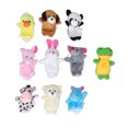 thumbnail image 3 of Hand Puppet, Stimulates Imagination Finger Puppets Toys Cartoon Animal Educational Improve Communication Skill Comfortable  For School For Daycare, 3 of 8