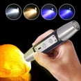 thumbnail image 3 of DX4 USB Rechargeable Four Lights Expert Jade Flashlight Bright Torch for Jewelry Appraisal, 3 of 8