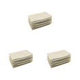 thumbnail image 3 of Maytalsory 3pack/lot Durable Under Bed Storage Drawers Non-woven Fabric Storage Solution For Bedding Keeping White 3Set, 3 of 6