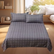 Bedding Sets -All Season Bedding Sheet Comforters Sets With Pillow Cases 3 Pcs Bed Set Down Sheet Set Shrinkage And Fade Resistants Easy