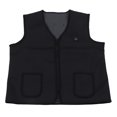 thumbnail image 3 of Heated Vest, Electric Heated Vest 3 Adjustable Temperature Diving Fabric V Neck  For Home For Outdoor Riding L, 3 of 8