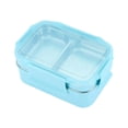 thumbnail image 3 of SIfdSeng Portion Snack Containers Compartments Lunchbox with Stainless Box 1500Ml Steel Double Layer Lunch Kitchen，Dining and Bar Reusable Snack Bags Alternative 2 Compartment Snack Container, 3 of 7