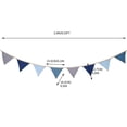 thumbnail image 2 of Birthday Party Decoration String Flag Set 6 m Long Double-Layered Cotton Solid Color Hanging Banner for Kids Birthday, Camping, Thanksgiving, and Home Decor, 2 of 4