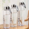 thumbnail image 2 of Harpily Large Capacity Bag 300/400/500ML Refillable Plastic Juice Bottles Clear Bulk Beverage Containers With Lids For Juice Milk And Homemade Beverages, 2 of 9