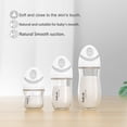 thumbnail image 3 of Gulicola Natural Glass Baby Bottle 4 Pack, Newborn Breastfeeding Bottles Set, Extra Slow Flow Nipples (SS), Anti Colic, 0 Months+, 5 oz, 3 of 7