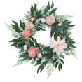thumbnail image 3 of Langgg Realistic Spring Front Door Wreath Artificial Flower Wreath Hanging Celebration for Summer, 3 of 9