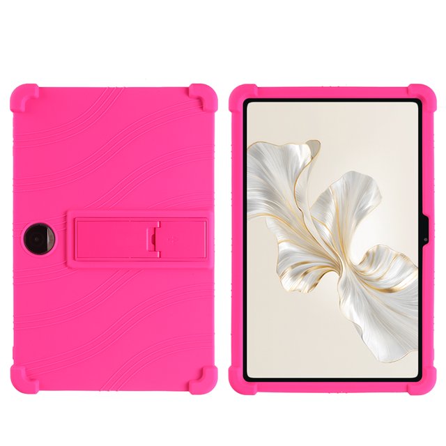 Case For Honor Pad 9 Tablet Safe Shockproof Silicone Stand Cover Hot Pink Honor Pad 9