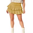 thumbnail image 1 of Jupe Patineuse Plissée pour Femmes Taille Haute à Volants Mini Jupes, 1 of 8