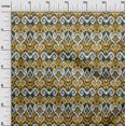 thumbnail image 2 of oneOone Viscose Chiffon Fabric Diamond & Swirl Ikat Decor Fabric Printed BTY 42 Inch Wide, 2 of 4