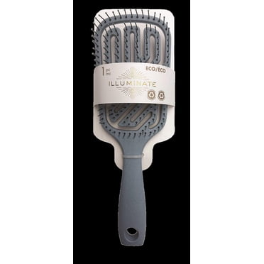 Illuminate square hair brush
