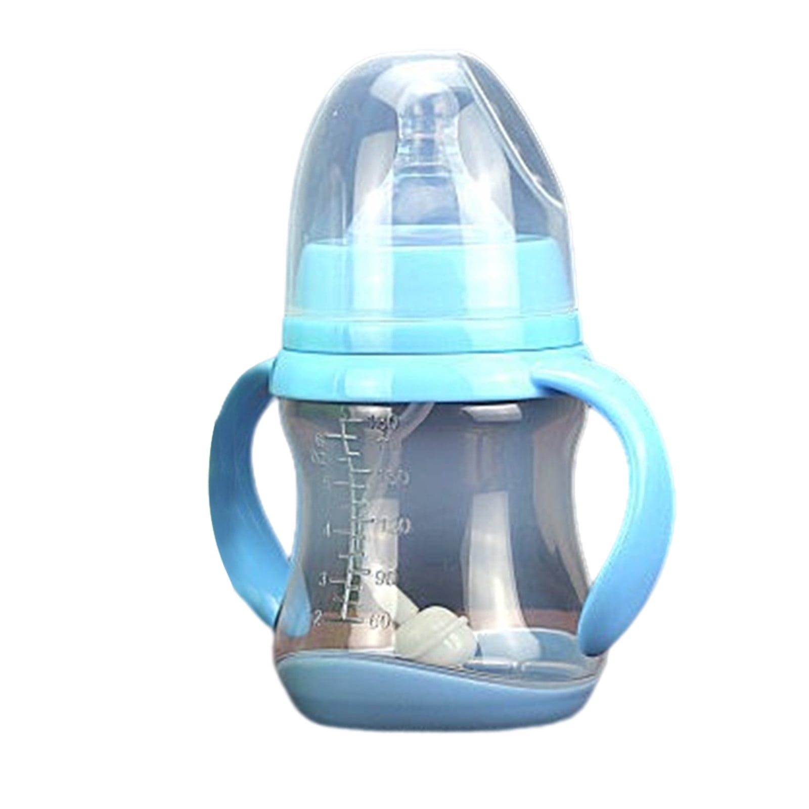 Harpily Daily Deals Clearance, Large Capacity   Bag Wide Caliber PP Baby Bottle With Handle Anti Drop Anti Flatulence Plastic Baby Bottle