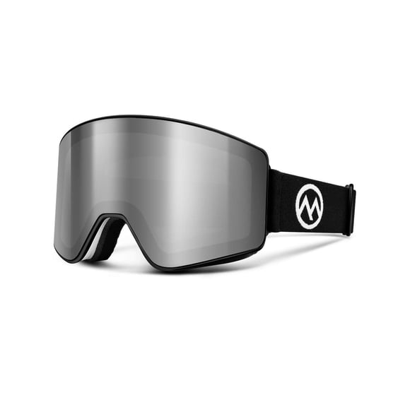 OutdoorMaster Meander Ski Goggles - White - Grey Lens