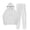 White, variant on HAiming Womens Tracksuits 2 Piece Sets Hoodie Sweatshirts Baggy Elastic Waist Sweatpants with Pockets Sweatsuits