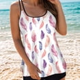 thumbnail image 2 of adviicd Modest Tankini Modest Tankini Tops for Women - Loose Fit Swim Tops No Bottom(White,L), 2 of 5