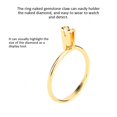 thumbnail image 4 of Ring  Clamp, Ring Stone Holder, Ring Stone Prong Ring Making Prong For Jewelry Making Tool Stone Holder Naked, 4 of 8