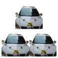 thumbnail image 3 of Ruiboury Effective Decorations For Elegant And Stylish Wedding Car Simulation Decoration yellow 3Set, 3 of 6