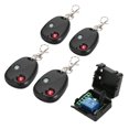 thumbnail image 1 of 12V DC 433MHz Wireless Remote Control Switch Kit with 4 Transmitters, Miniature Design (3.5x3x3cm Receiver), 3 Working Modes (Momentary/Toggle/Latching), Supports Up to 19 Remotes for Access Control,, 1 of 6