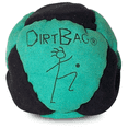 thumbnail image 1 of DirtBag Classic Footbag - Blue & Black Suede Hacky Sack - Slow Speed Control for Beginners & Freestyle - Embroidered Design, 1 of 2