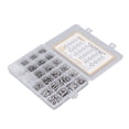 thumbnail image 3 of Screw Nut Washer Kit, Clear Thread 304 Stainless Steel M2 M2.5 M3 M4 M5 M6 Cross Strong Screw Nut Washer Assortment Set  for Repairmen, 3 of 7