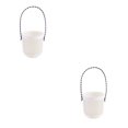 thumbnail image 1 of Transemion ABS Decorate With Lightweight Planter With Removable Strape And Wall-Mount Option Inner Layer Hollowed Out For Better White 8.7*9.5*20.5cm 2Set, 1 of 6