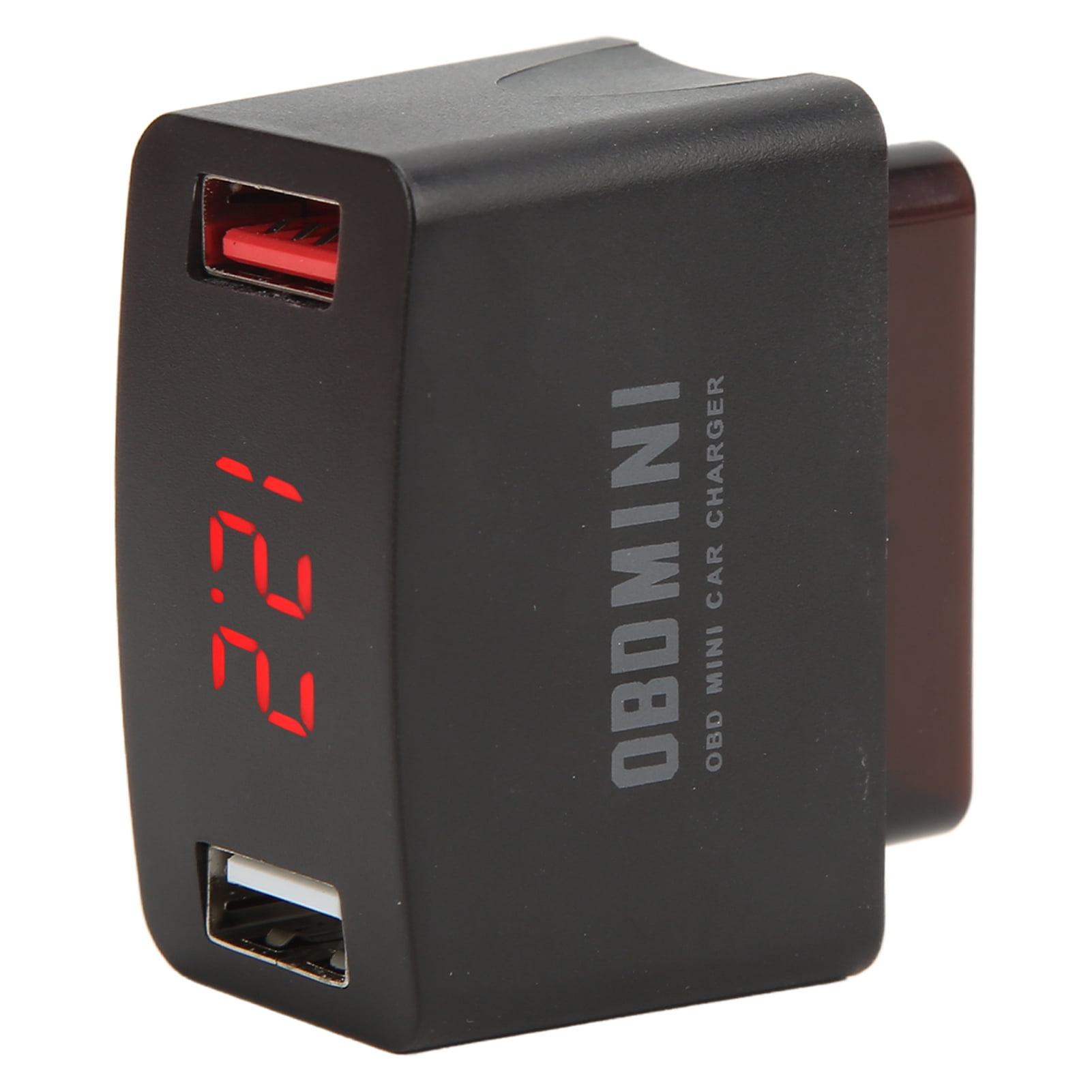 Car Charging Adapter, Dual USB ABS Car OBD Charger Universal Heatproof  For Vehicles