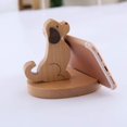 thumbnail image 3 of Wooden Phone Holder, Cute Dog, 3 of 5
