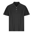 thumbnail image 4 of cfhntfmh Golf Shirts for Men Summer Short Sleeve Button up Tennis Shirts Plus Sizecollared Athletic Tees, 4 of 6