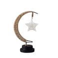 thumbnail image 2 of Feltree Lampe de Nuit USB Lune Étoile - Lampe de Table Décorative en Fer Artisanal à DEL avec Commande Tactile à Intensité Réglable et Création d'Ambiance Chaleureuse, 2 of 8
