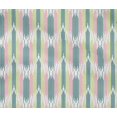 thumbnail image 3 of Tissu de Style Ikat Imprimé à Rayures par Yard 40 Pouces de Large, 3 of 3