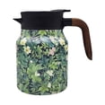 thumbnail image 1 of Floral Pattern Tea Pot with Built-In Infuser - Stainless Steel Thermal Carafe for Hot Drinks Mini Hot Coffee Pot with Lid, 1 of 4