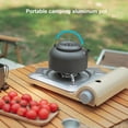 thumbnail image 4 of Dvkptbk Bouilloire d'Extérieur Portable 800 ml Légère en Acier Inoxydable Bouilloire de Camping et Théière de Camp Portable pour Bushcraft et Usage Extérieur Camping et Randonnée, 4 of 9
