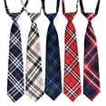 thumbnail image 4 of Uniform Tie Fashion All-match Checked Formal Necktie Skinny Tie Pre-tied Necktie, 4 of 10