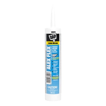 Mastic d'étanchéité Acrylique Premium DAP Alex Flex, 300ml, Blanc