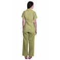 thumbnail image 4 of Moomaya Ensemble de Pyjama à Manches Courtes Imprimé pour Femmes Chemise de Nuit Boutonnée Imprimée, 4 of 6