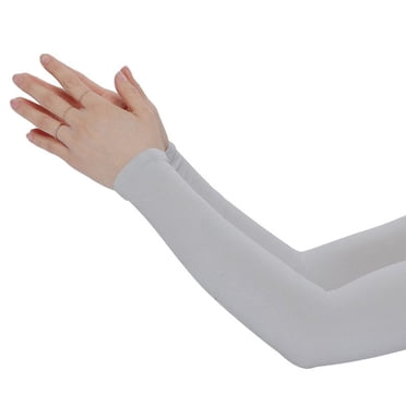 Manchon de Bras Protection Solaire Antidérapant Manchon de Bras de Cyclisme Couvre-Bras Protecteur Sportif Rafraîchissant pour Cyclisme et Conduite, Couleur Peau