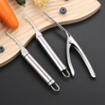 thumbnail image 4 of Oleegame 2PC Kitchen Utensils Set Stainless Steel Line Seafood Hot Pot Kitchen Special Pick Line Stainless Steel Peeling Back Artifact, 4 of 4