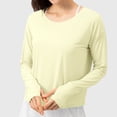 thumbnail image 4 of Pitauce Womens Sun Protection Long Sleeve T-Shirt UPF 50+ UV Rash Guard Swim Shirt Workout Hiking Running Athletic Tops Beach Cover Up, 4 of 7