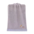 thumbnail image 1 of Deals! Gspmoly Towel Leaves Embroidered with Letters Absorbent for The Home Home Partner Face Hand Towel Deals, 1 of 6