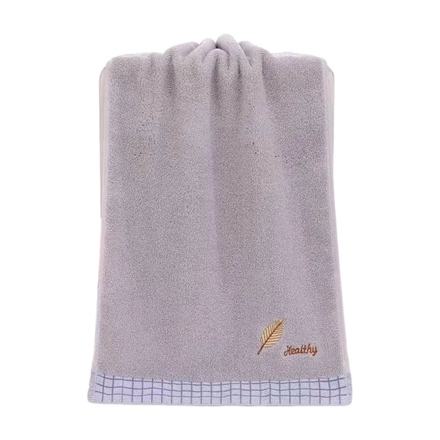 Deals! Gspmoly Towel Leaves Embroidered with Letters Absorbent for The Home Home Partner Face Hand Towel Deals