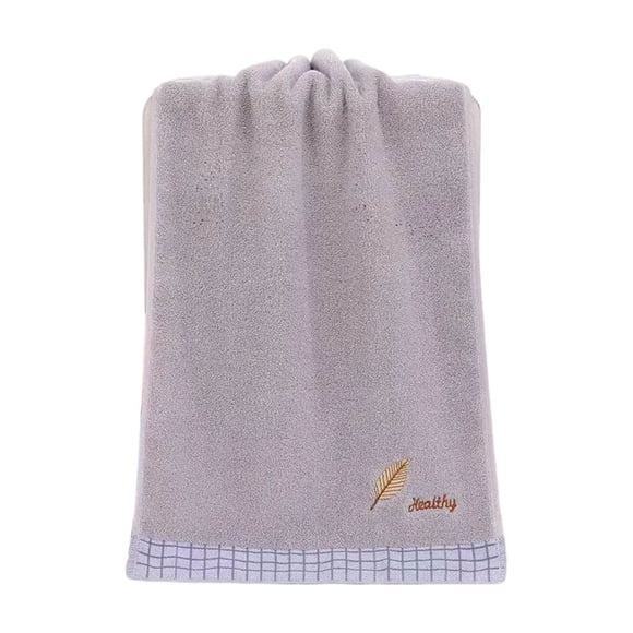 Towel Leaves Embroidered With Letters Absorbent For The Home Home Partner Face Hand Towel