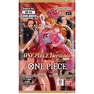 One Piece TCG: EB-03 Heroines Edition Booster Pack (English), Anime Trading Card