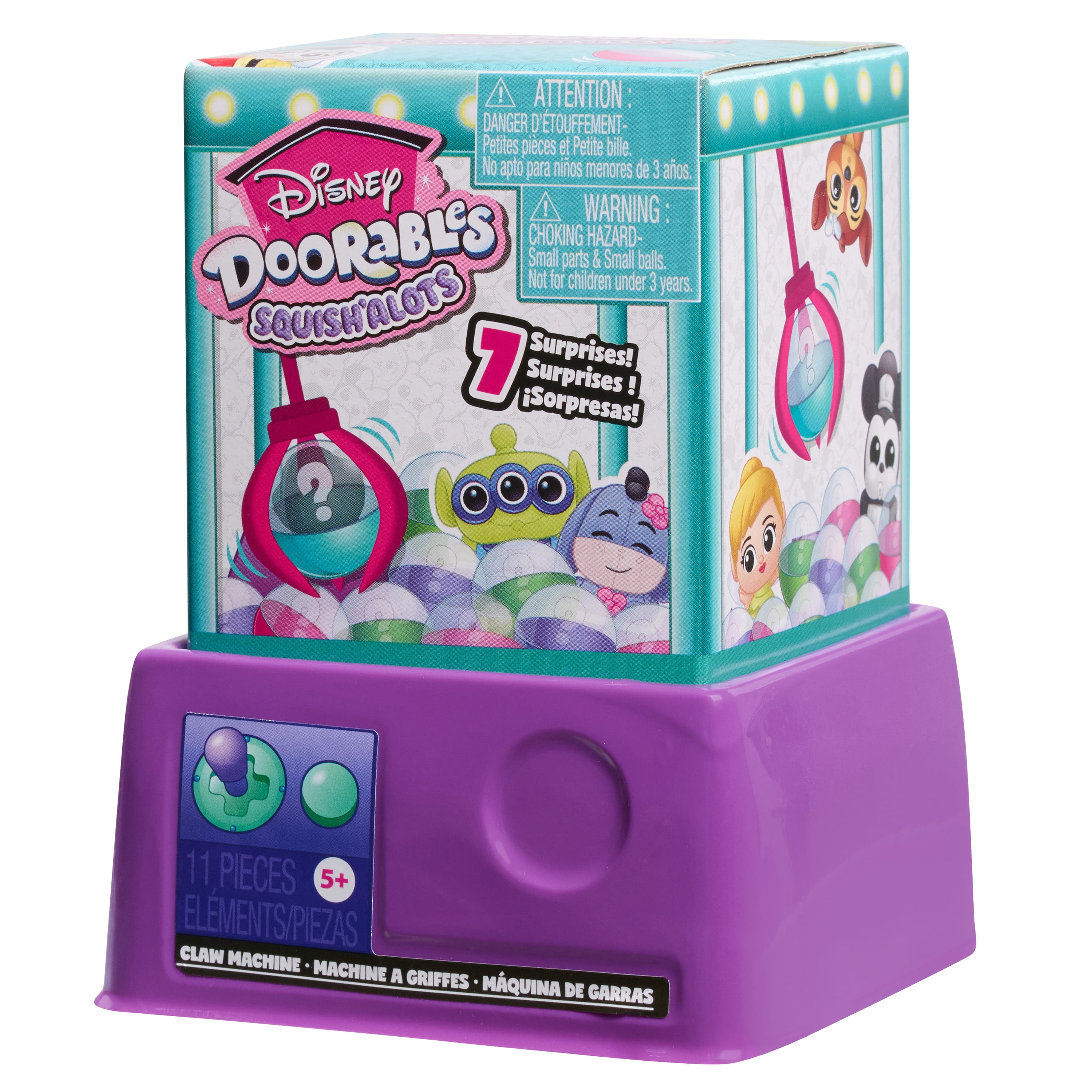 Machine à pince Disney Doorables avec figurines à collectionner et 11 accessoires, jouets pour enfants de 5 ans et plus par Just Play