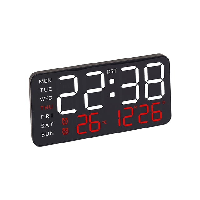 Digital Alarm Clock Electronic Clock Multi Functional Digital Alarm Clock Date Temperature Time Display Led Clock Battery Alarm Clock
