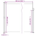 thumbnail image 4 of vidaXL Auvent Latéral Rétractable Anthracite 200x500 cm, 4 of 5