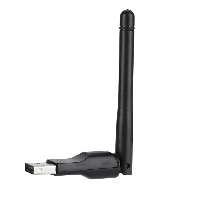 US Wi Fi Receiver, High Speed USB Wifi USB Wifi Adapter Wifi Adapter Top-Notch Performance. A compact black wireless USB adapter with an external 2dBi smart antenna for enhanced signal stability and coverage. Complies with IEEE 802.11n, 802.11g, and 802.11b standards, offering wireless speeds up to 300 Mbps. Features include MIMO technology, CCA technology for channel interference reduction, and support for WPA/WPA2 encryption. Compatible with Windows, Mac, and other operating systems.