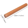 thumbnail image 2 of Wooden Rolling Pin with Silicone Rings for Dough and Cookie Making Kitchen Baking Tool, 2 of 3