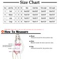 thumbnail image 3 of FcBaudy Maillots de Bain pour Femmes Deux Pièces Maillot de Bain pour Femmes Maillot de Bain pour Femmes Mode pour Femmes Assorti Maillot de Bain Imprimé Multicolore Ajusté Froncé Maillot de Bain Deux Pièces Ensemble Maillot de Bain pour Femmes Maillot de Bain, 3 of 7