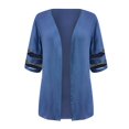 thumbnail image 5 of PENGXIANG Cardigan Ouvert pour Femmes Manches Courtes Léger Habillé Veste Décontractée d'Automne, 5 of 5